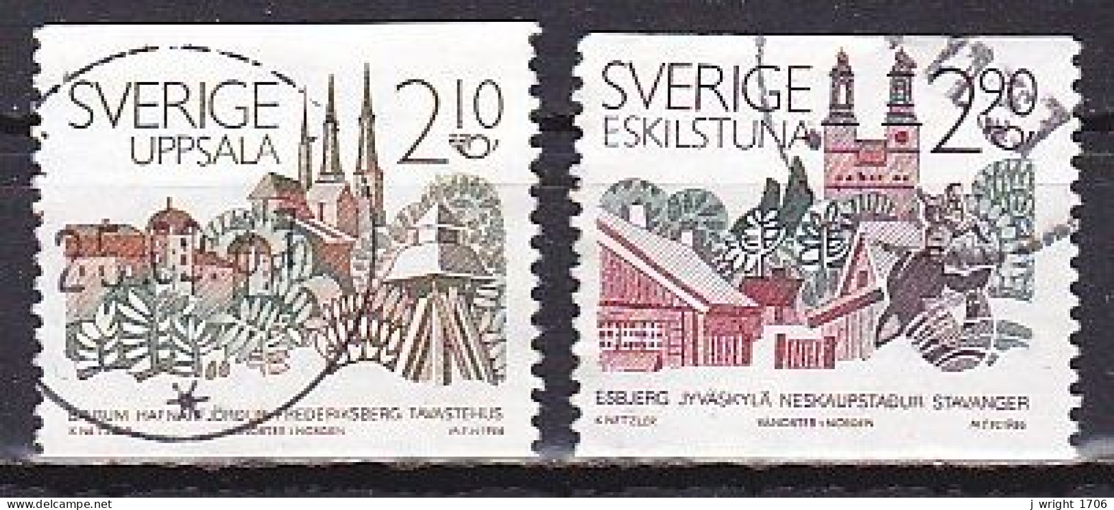 Sweden, 1986, Nordic Co-operation, Set, USED - Oblitérés