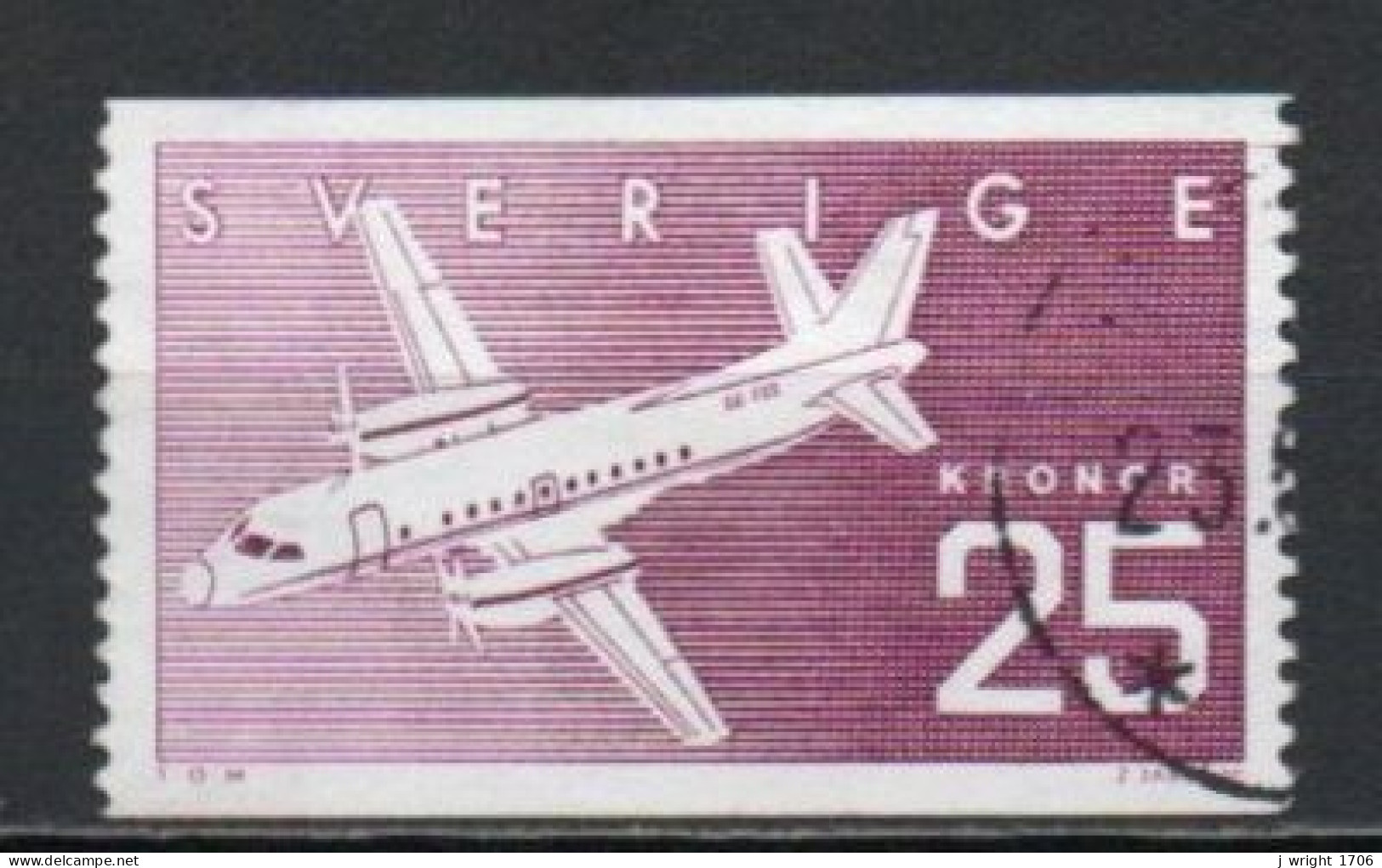 Sweden, 1987, Swedish Aviation Industry, 25kr, USED - Gebruikt