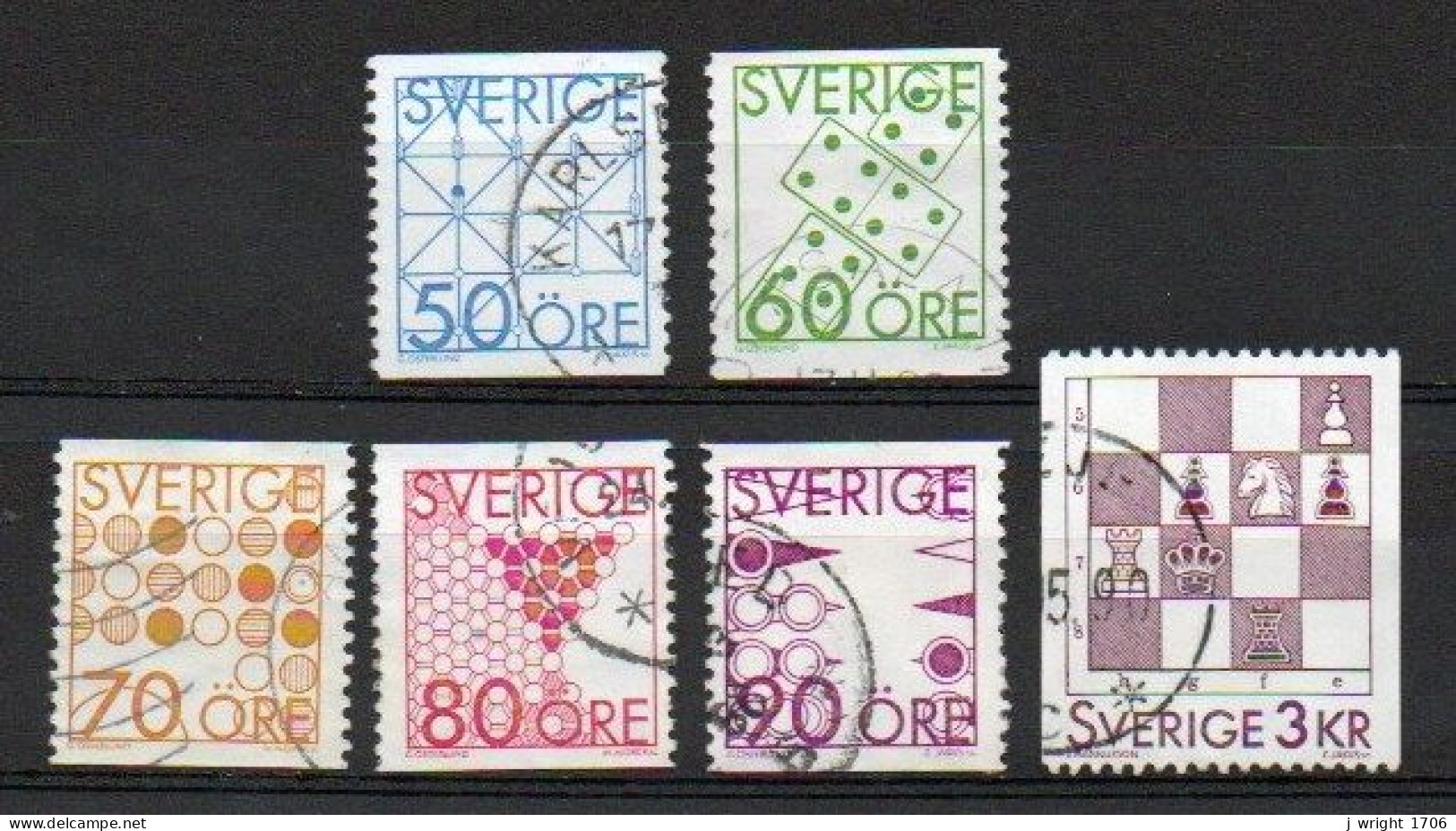 Sweden, 1985, Board Games, Set, USED - Used Stamps