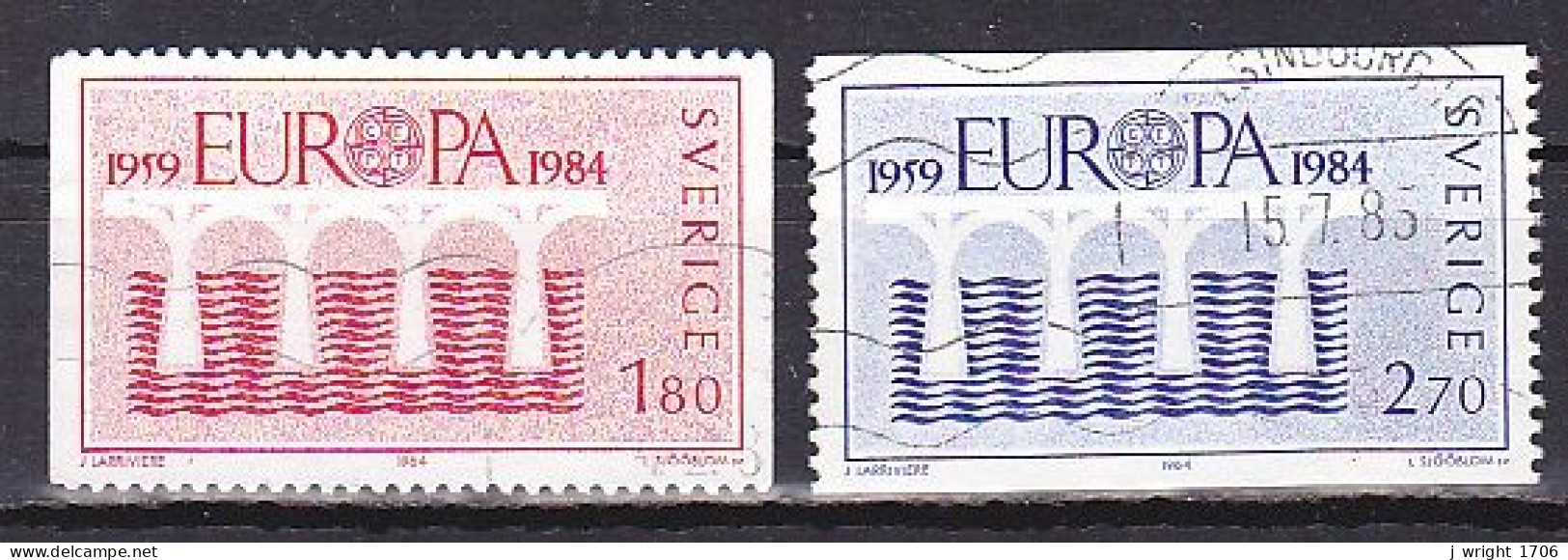 Sweden, 1984, Europa CEPT, Set, USED - Used Stamps