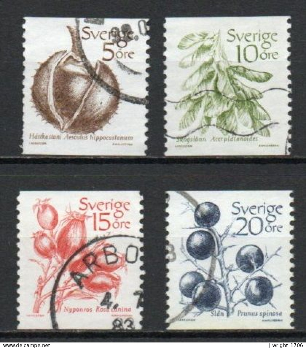 Sweden, 1983, Fruits, Set, USED - Gebraucht