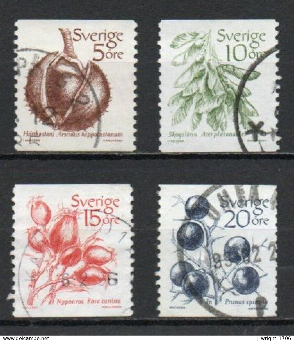 Sweden, 1983, Fruits, Set, USED - Gebruikt