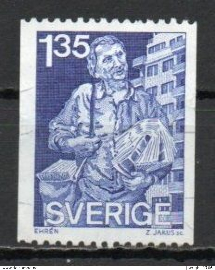 Sweden, 1982, Newspaper Distributor, 1.35kr, USED - Gebruikt