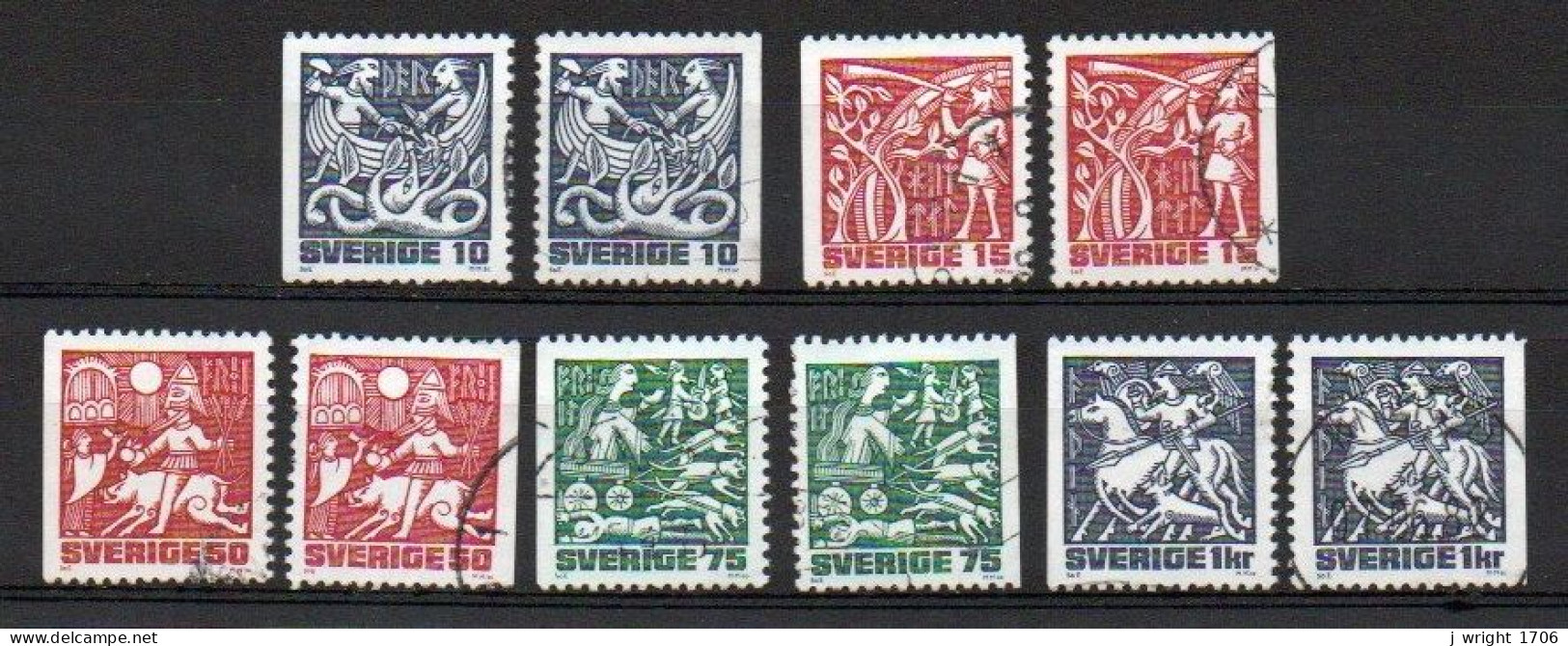 Sweden, 1981, Norse Mythology, Set, USED - Gebruikt