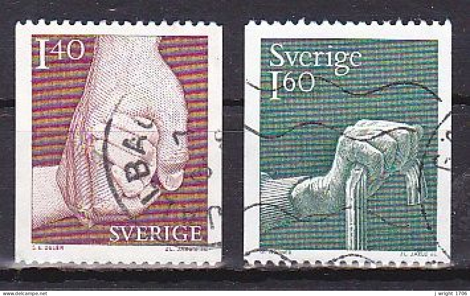 Sweden, 1980, Parents Insurance & Elderly Care, Set, USED - Used Stamps