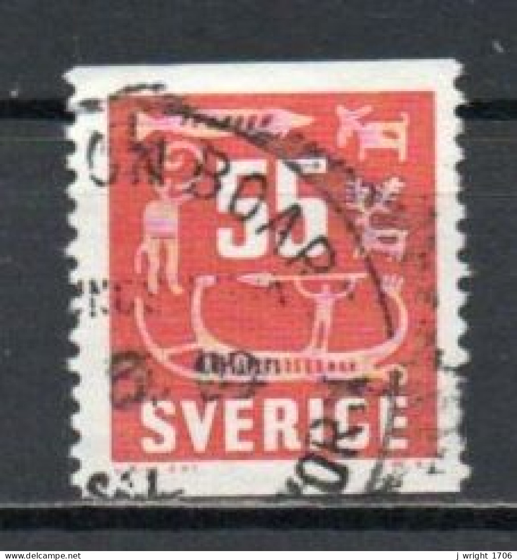 Sweden, 1957, Rock Carvings, 55ö, USED - Oblitérés