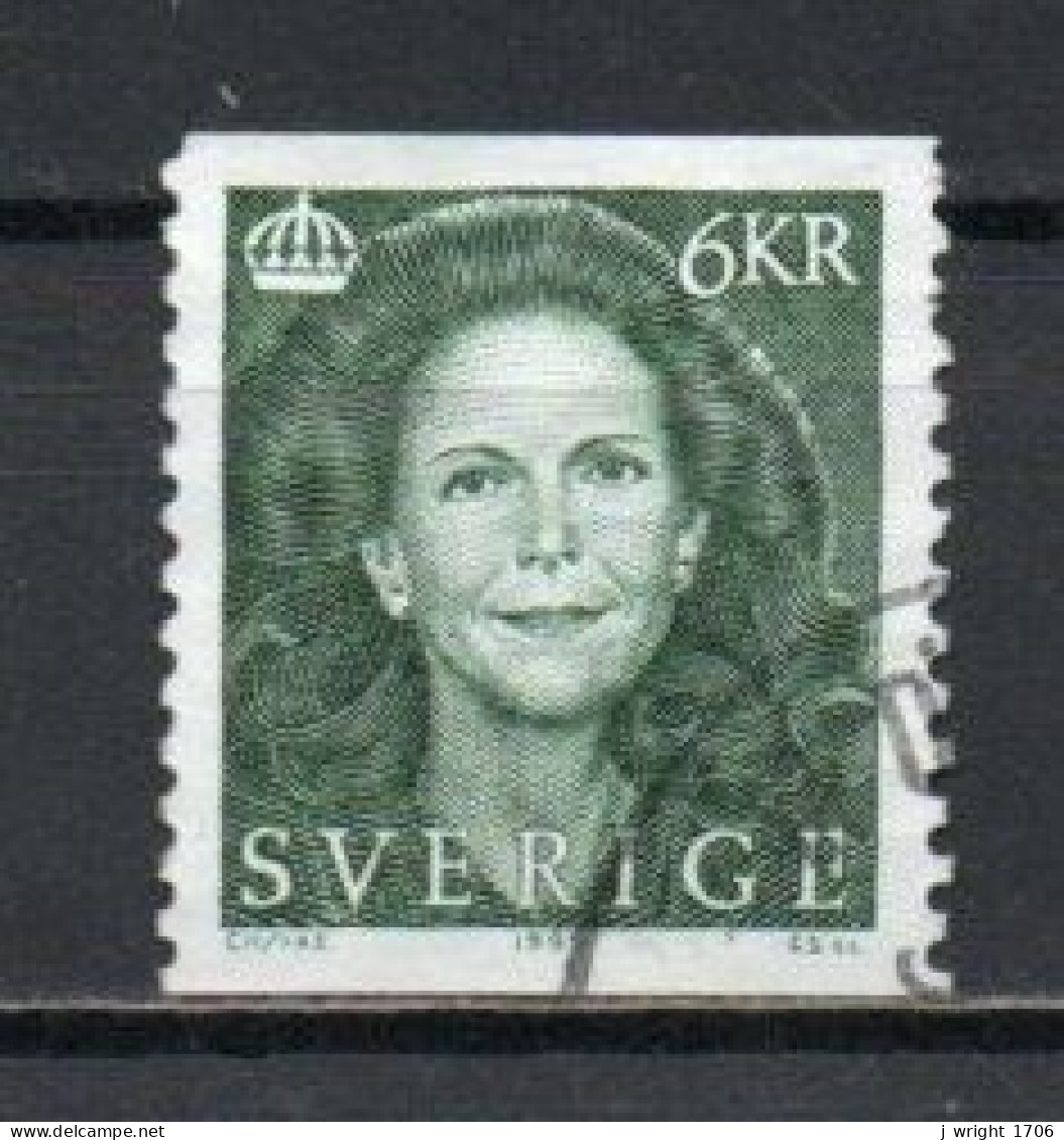 Sweden, 1995, Queen Silvia, 6kr, USED - Gebruikt