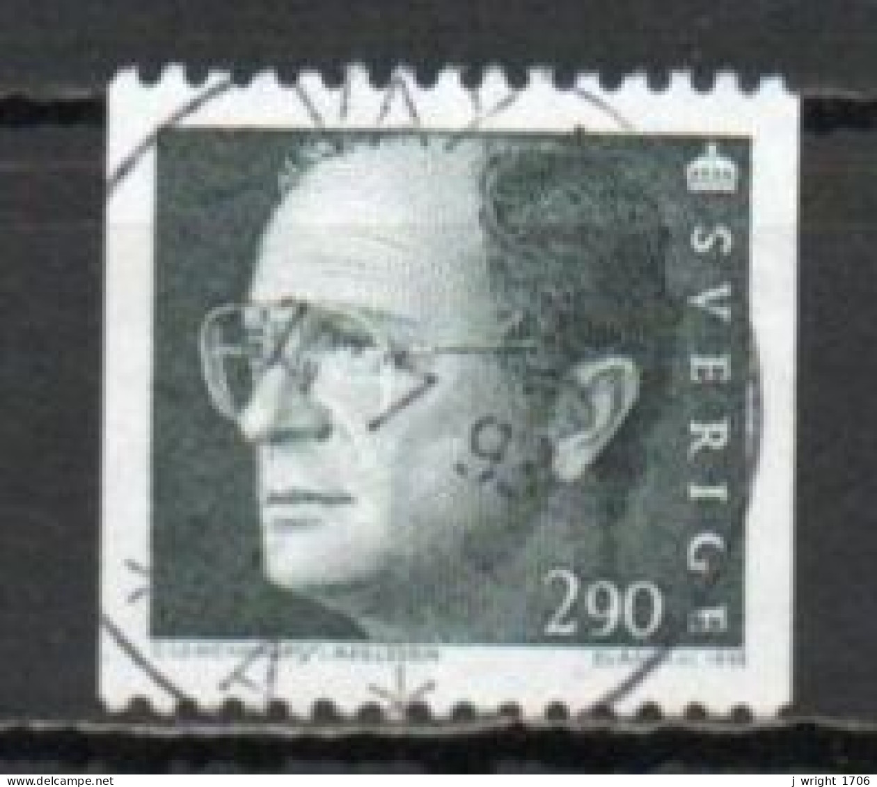 Sweden, 1993, King Carl XVI Gustaf, 2.90kr, USED - Usati