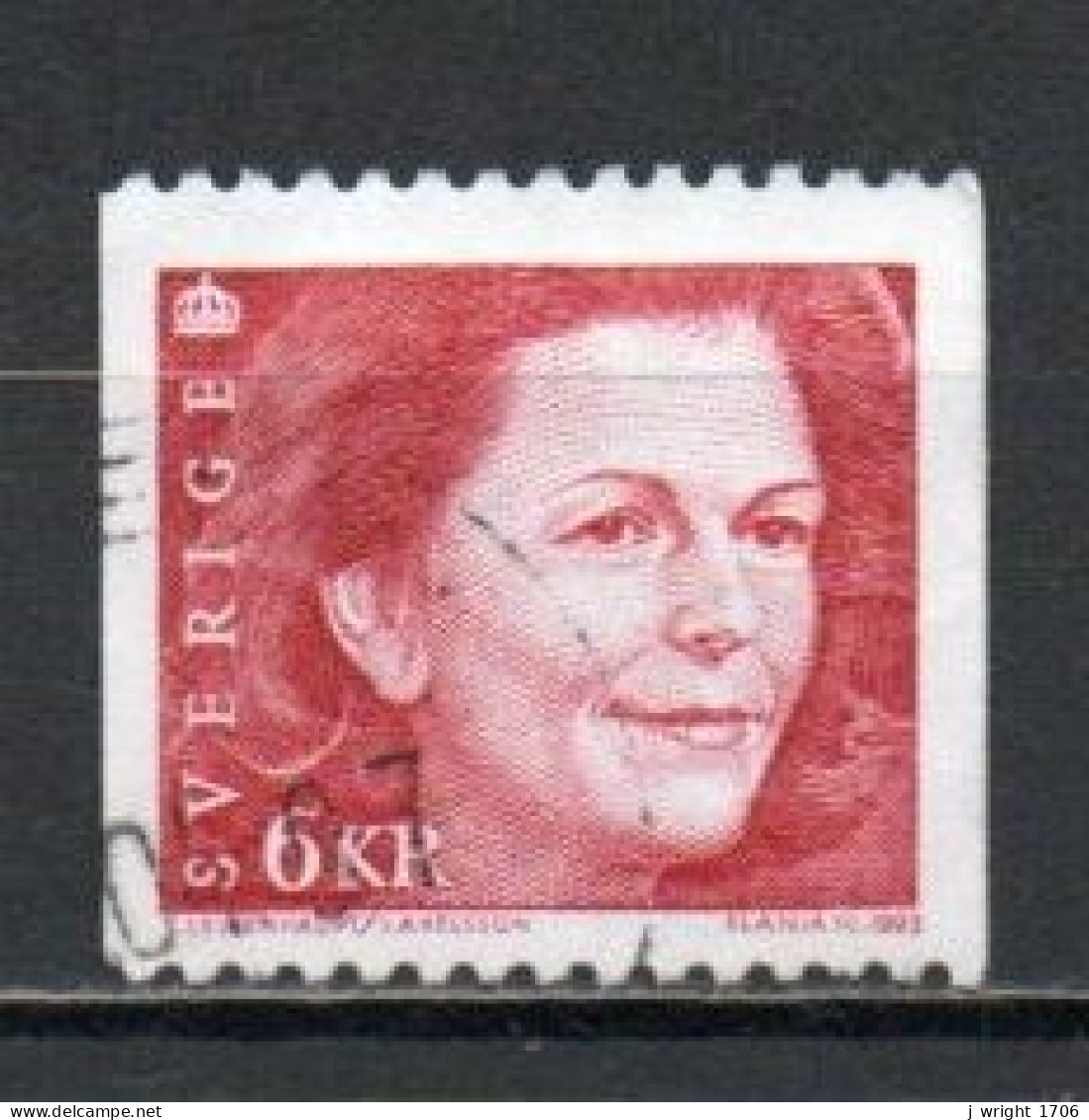 Sweden, 1993, Queen Silvia, 6kr, USED - Oblitérés