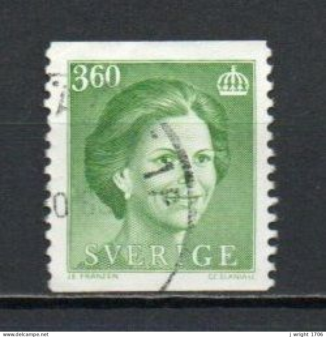 Sweden, 1987, Queen Silvia, 3.60kr, USED - Oblitérés