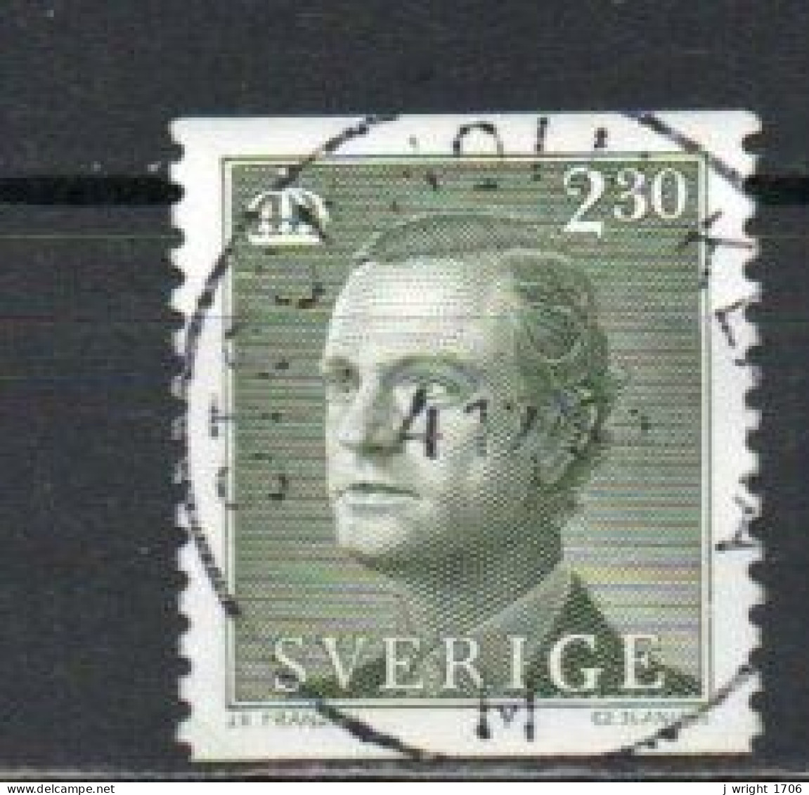 Sweden, 1989, King Carl XVI Gustaf, 2.30kr, USED - Usados