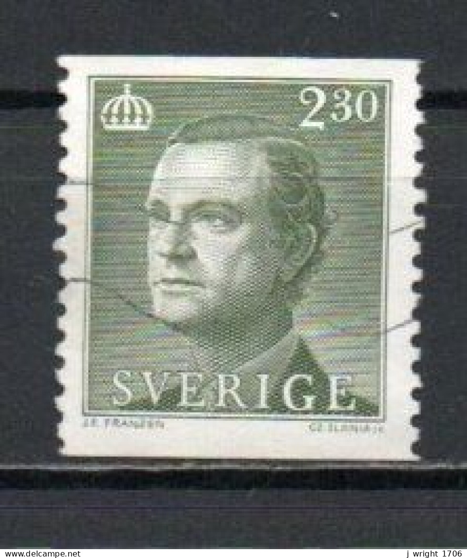 Sweden, 1989, King Carl XVI Gustaf, 2.30kr, USED - Used Stamps