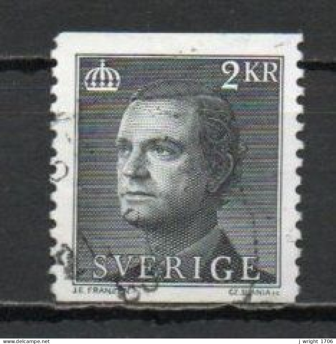 Sweden, 1985, King Carl XVI Gustaf, 2kr, USED - Usati