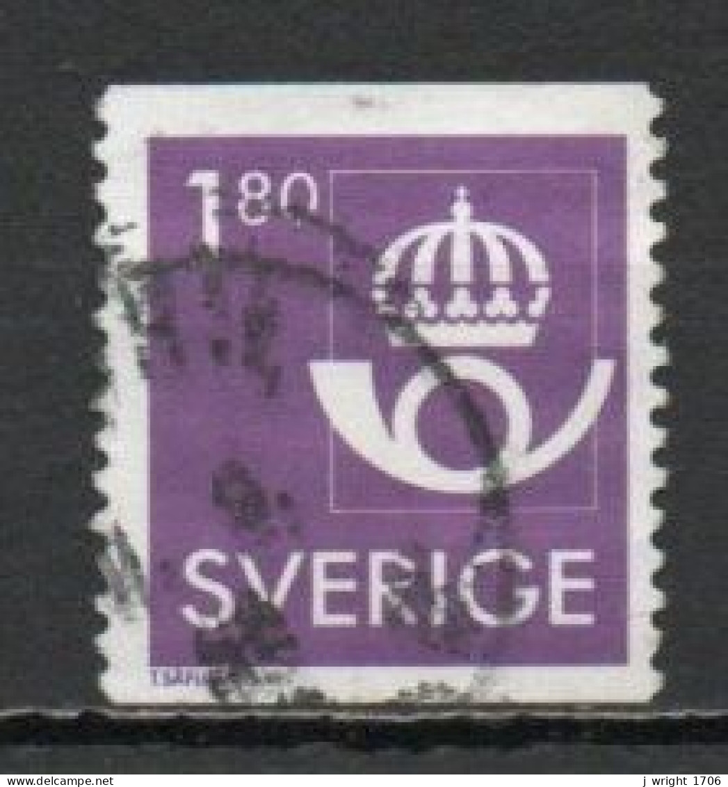 Sweden, 1987, New Post Office Emblem, 1.80kr, USED - Gebraucht