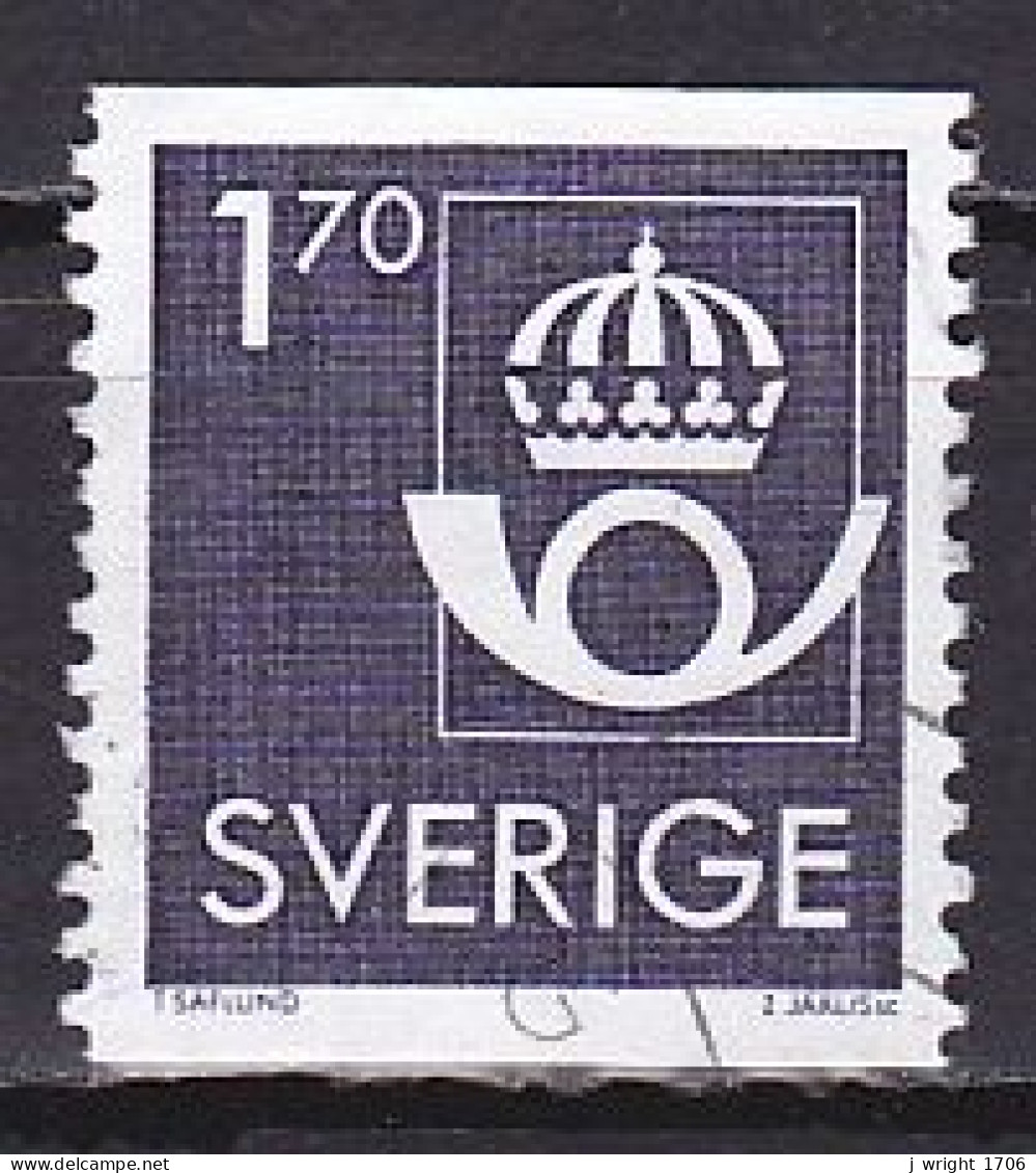 Sweden, 1986, New Post Office Emblem, 1.70kr, USED - Gebraucht