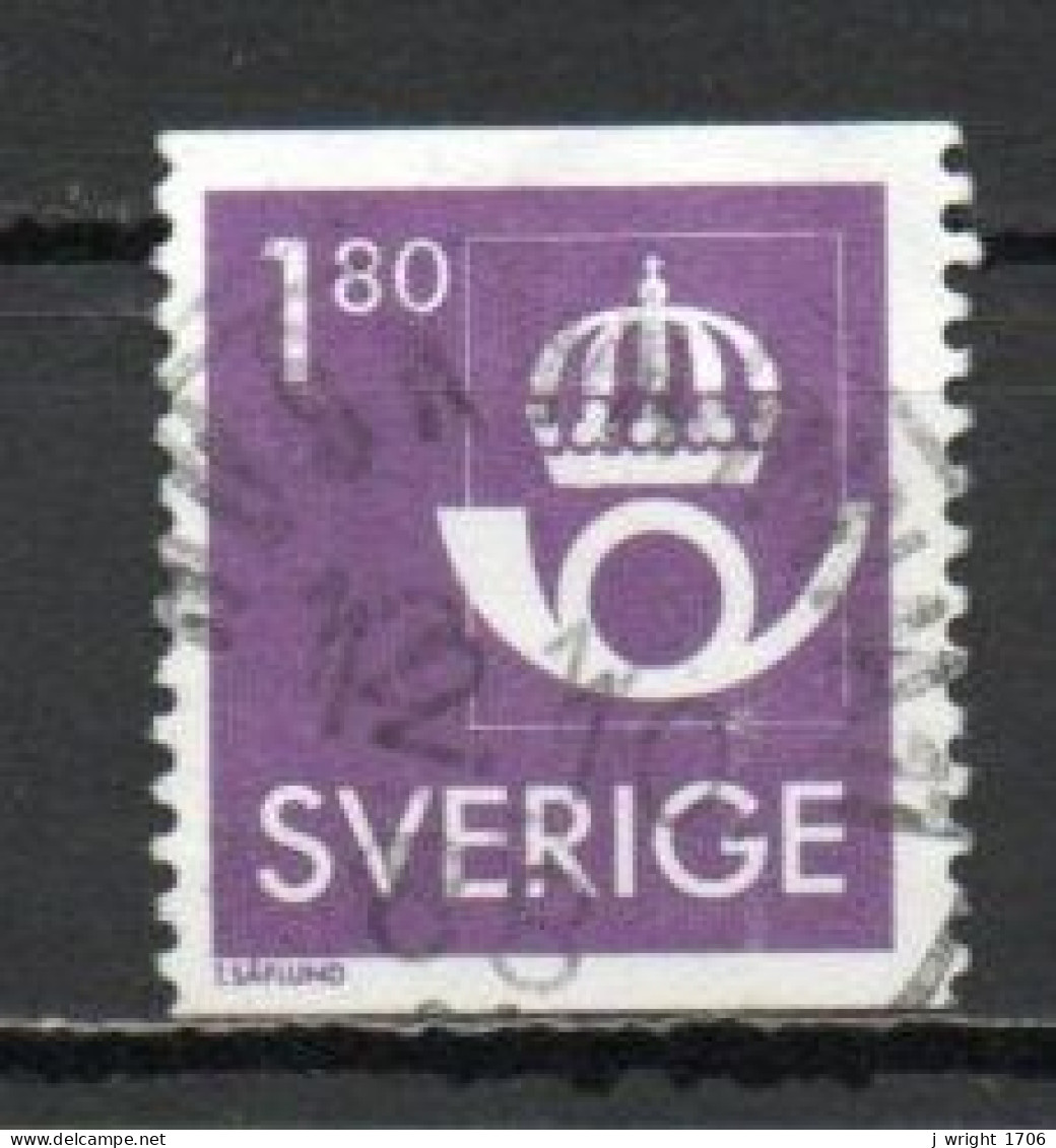 Sweden, 1987, New Post Office Emblem, 1.80kr, USED - Used Stamps