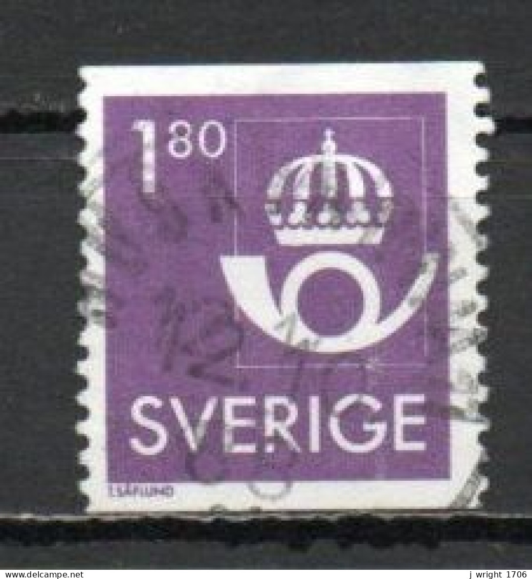 Sweden, 1987, New Post Office Emblem, 1.80kr, USED - Oblitérés