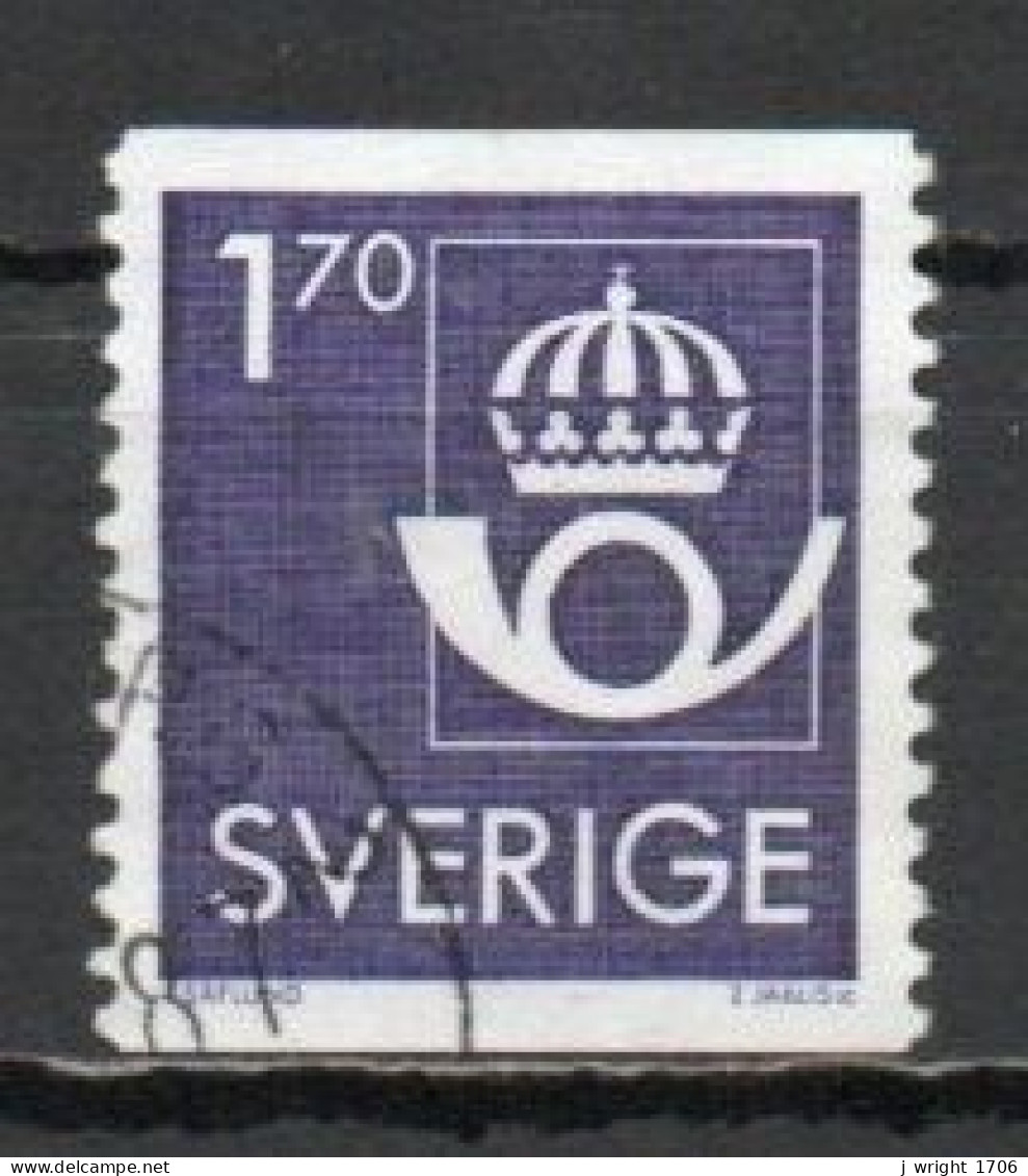 Sweden, 1986, New Post Office Emblem, 1.70kr, USED - Gebruikt