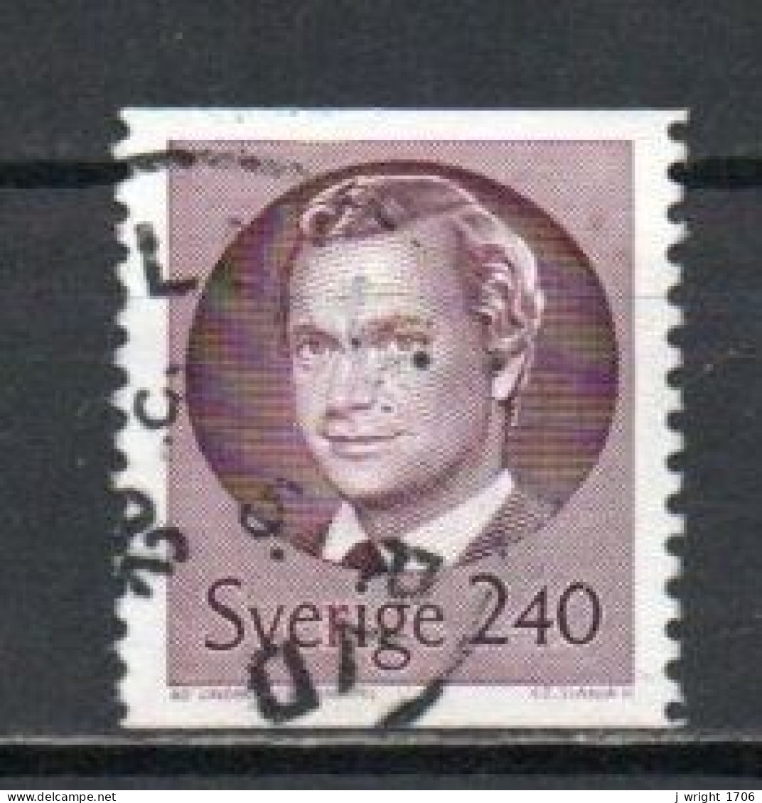 Sweden, 1981, King Carl XVI Gustaf, 2.40kr, USED - Gebraucht