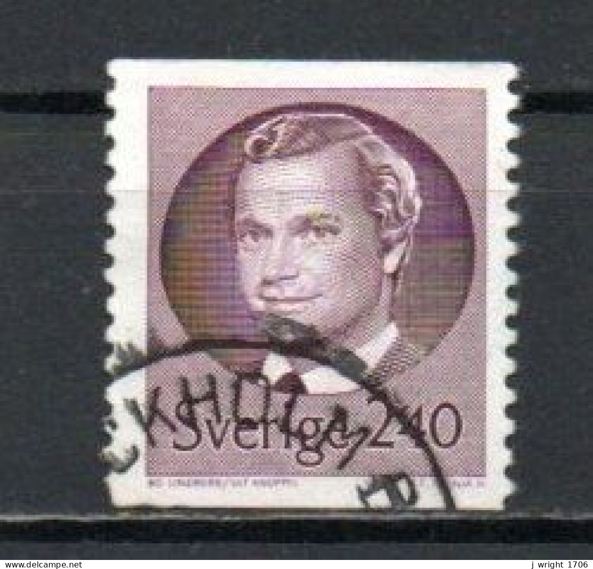 Sweden, 1981, King Carl XVI Gustaf, 2.40kr, USED - Used Stamps
