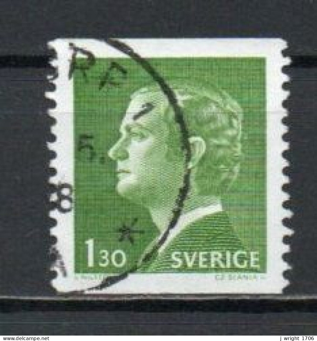 Sweden, 1978, King Carl XVI Gustaf, 1.30kr/Perf 2 Sides, USED - Oblitérés
