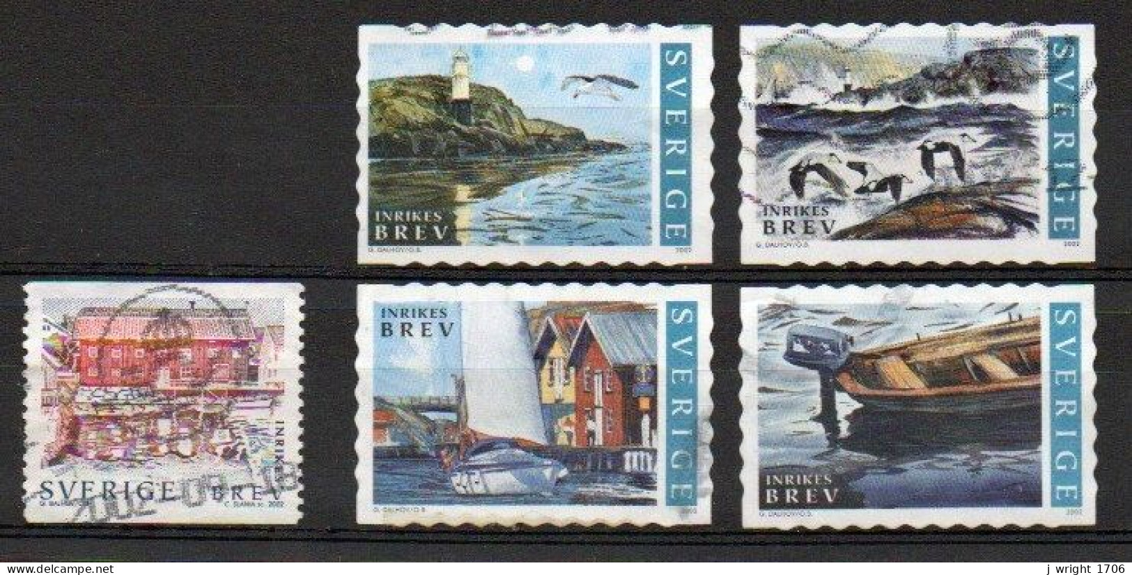 Sweden, 2002, Bohuslän In Summer, Set, USED - Used Stamps