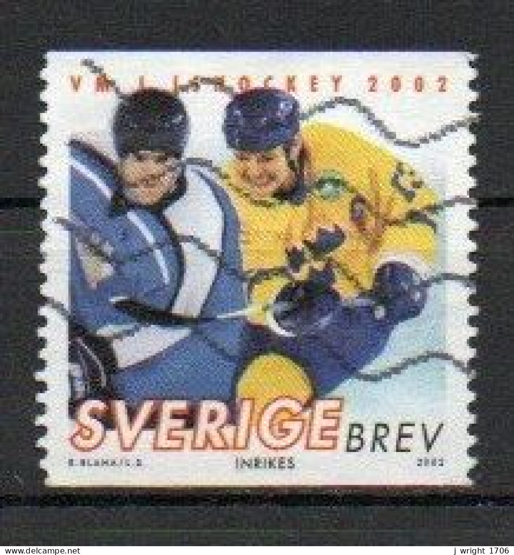 Sweden, 2002, World Ice Hockey Championships, Letter, USED - Used Stamps