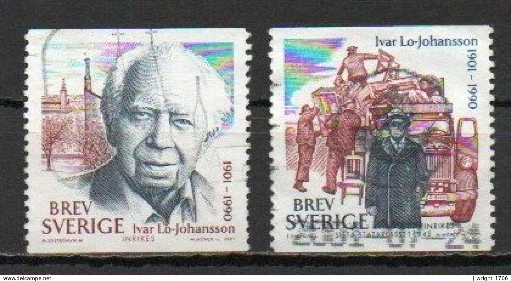 Sweden, 2001, Ivar Lo-Johansson, Set, USED - Gebruikt