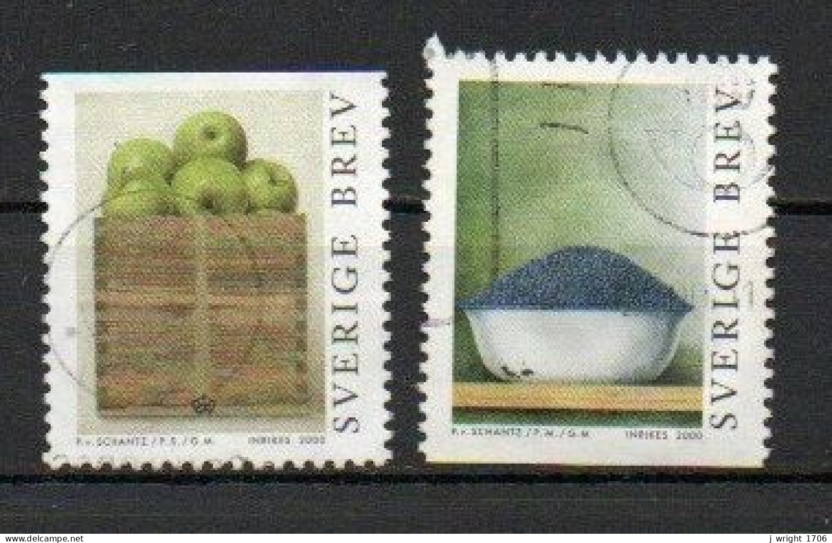 Sweden, 2000, Philip Von Schantz, Set, USED - Used Stamps
