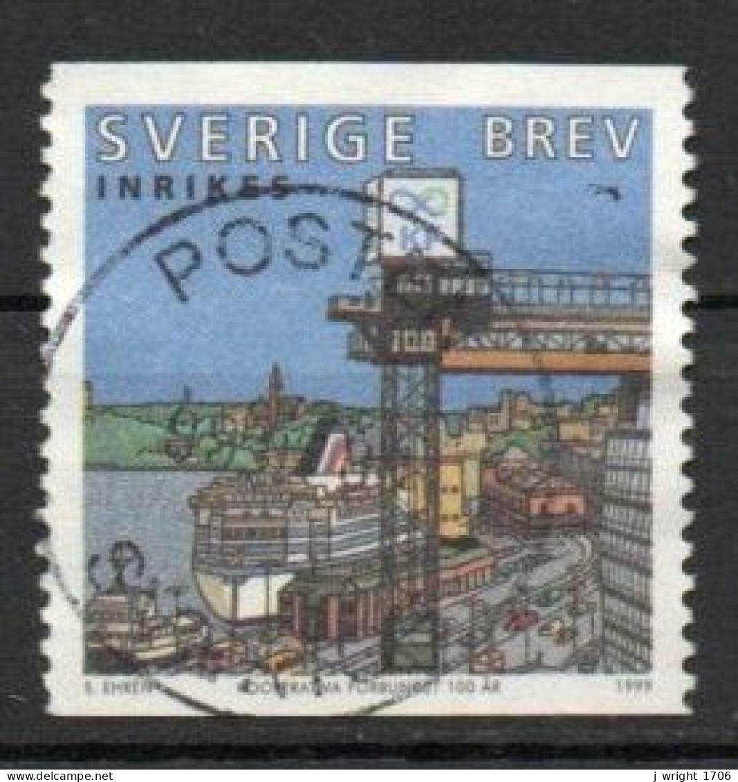 Sweden, 1999, Co-operative Union Centenary, Letter, USED - Usados