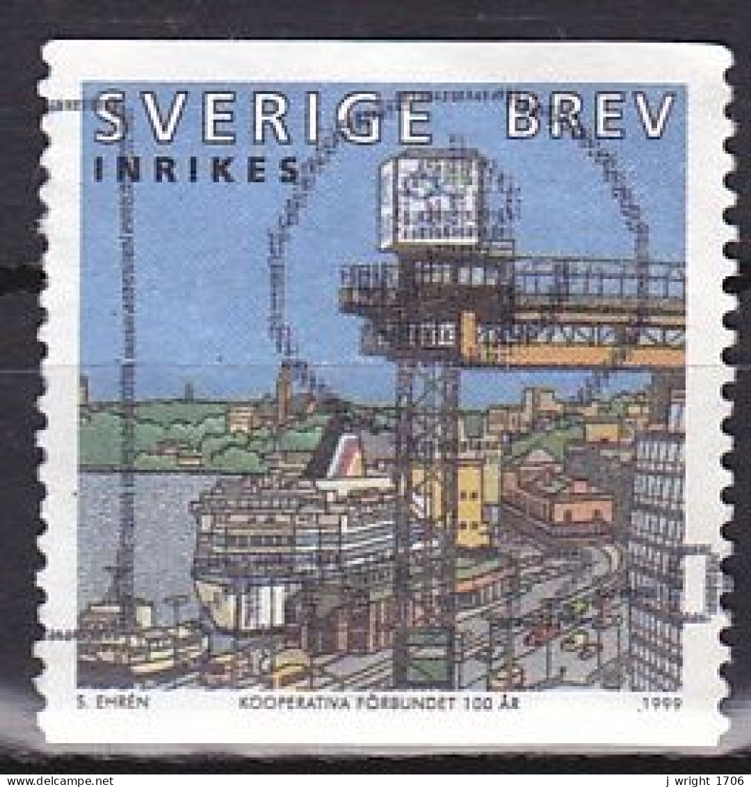 Sweden, 1999, Co-operative Union Centenary, Letter, USED - Oblitérés