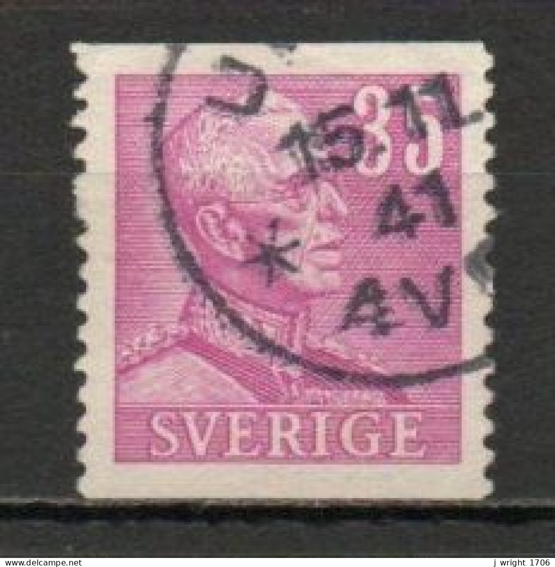 Sweden, 1941, King Gustaf V, 35ö, USED - Gebruikt