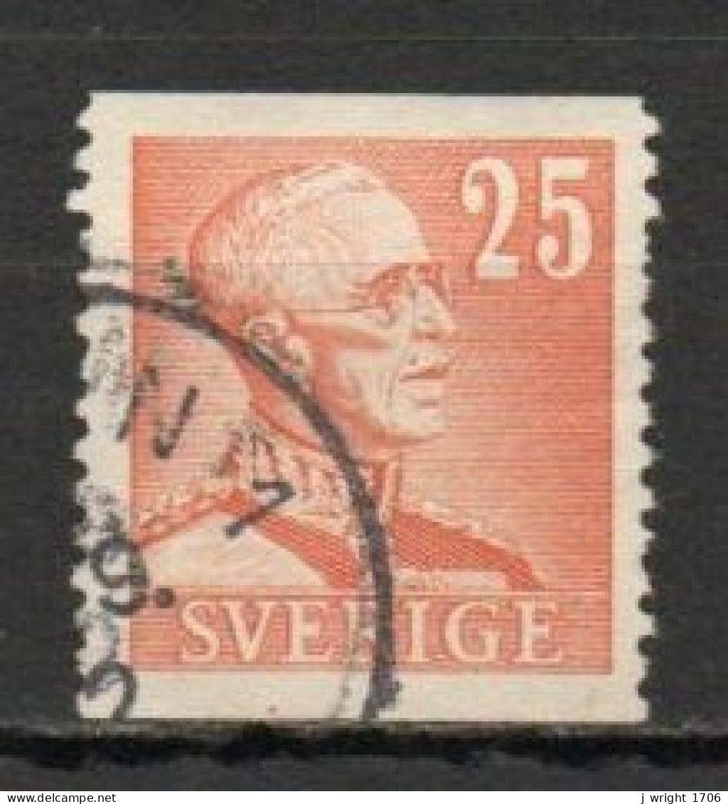 Sweden, 1940, King Gustaf V, 25ö/Orange, USED - Used Stamps
