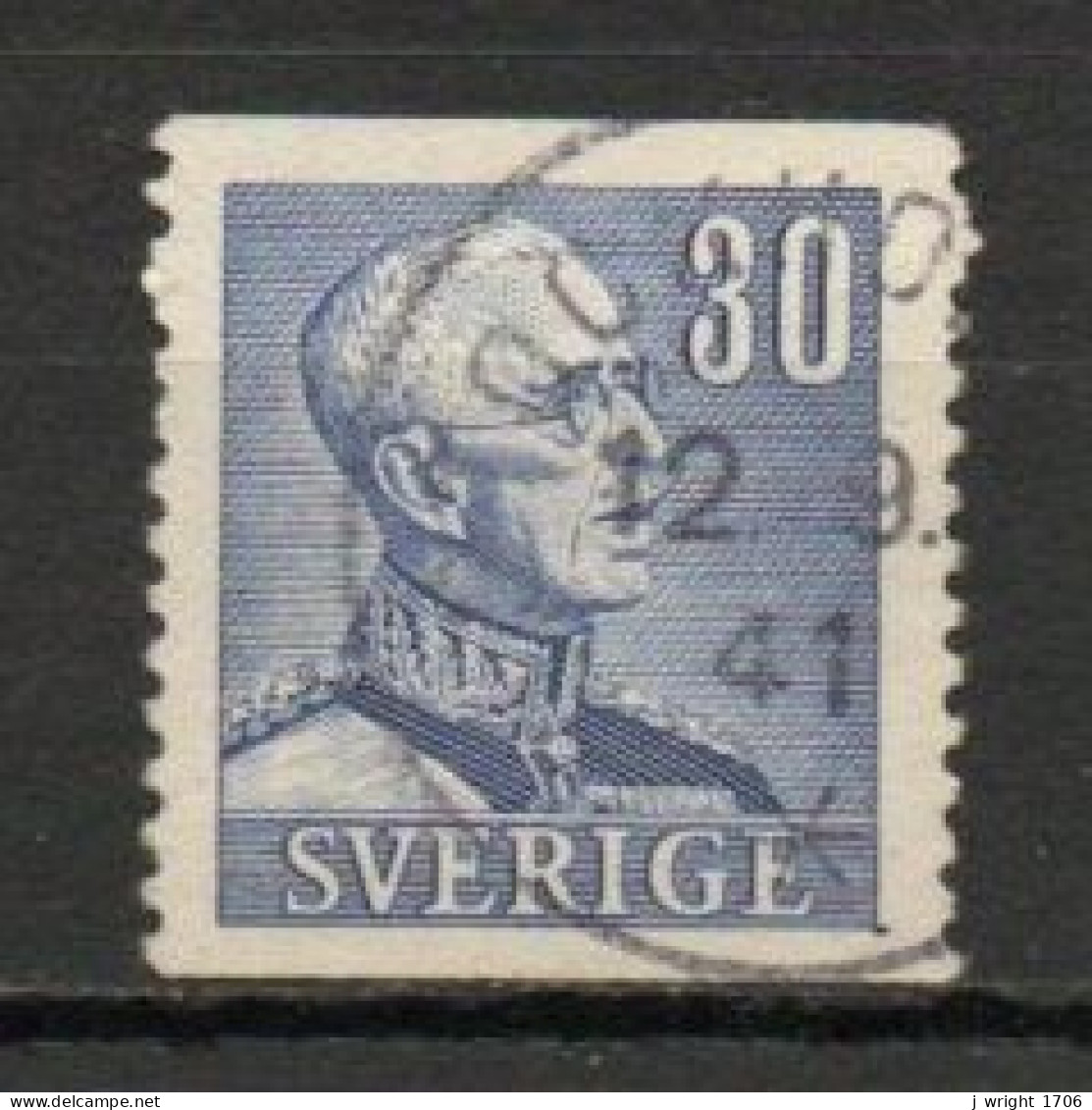 Sweden, 1940, King Gustaf V, 30ö, USED - Gebruikt