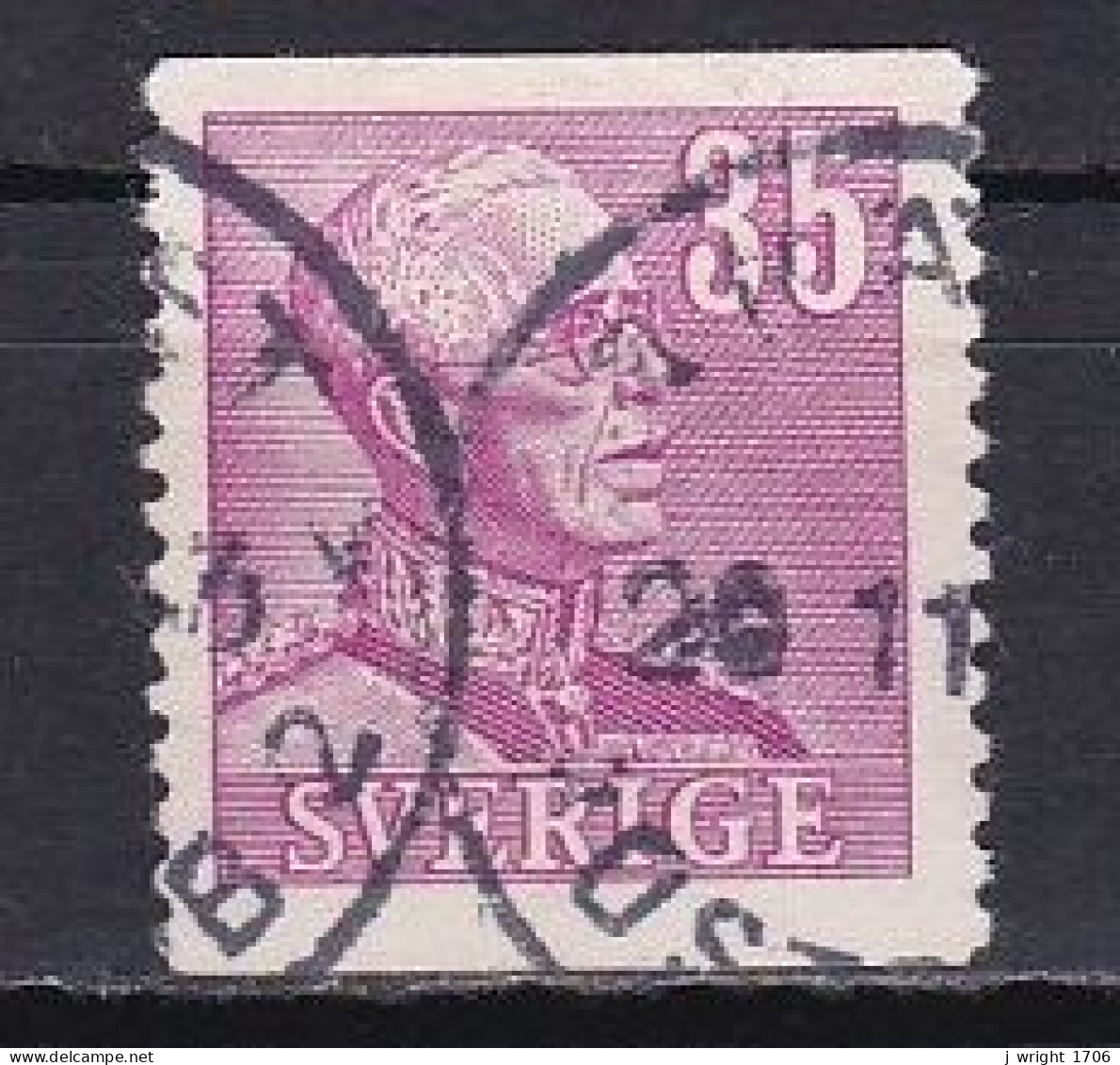 Sweden, 1941, King Gustaf V, 35ö, USED - Used Stamps