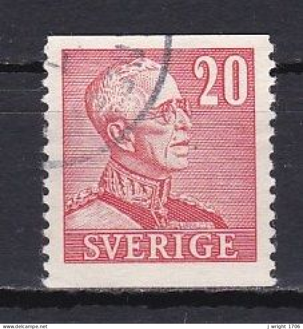 Sweden, 1940, King Gustaf V, 20ö/Large '20'/Perf 2 Sides, USED - Gebraucht