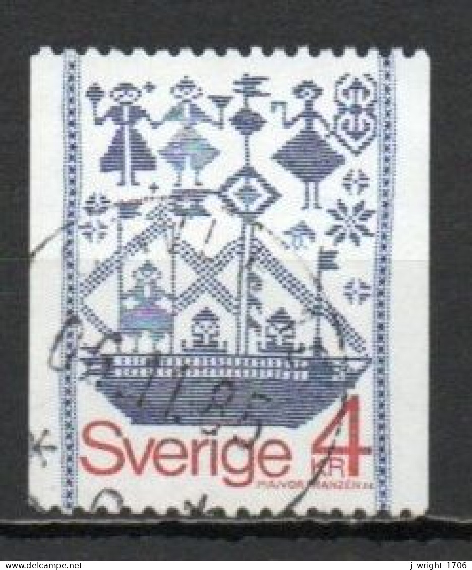 Sweden, 1979, Textile Wall Hanging, 4kr, USED - Oblitérés