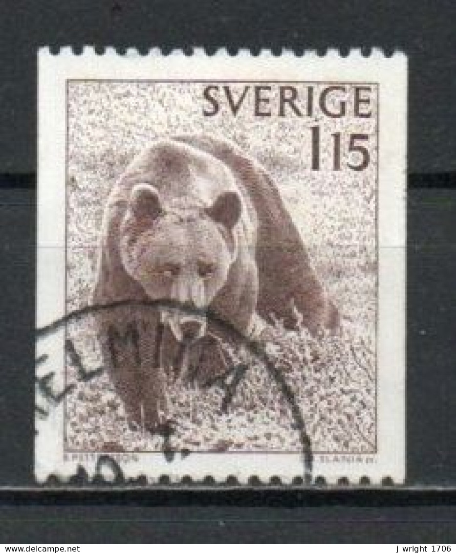 Sweden, 1978, Brown Bear, 1.15kr, USED - Oblitérés