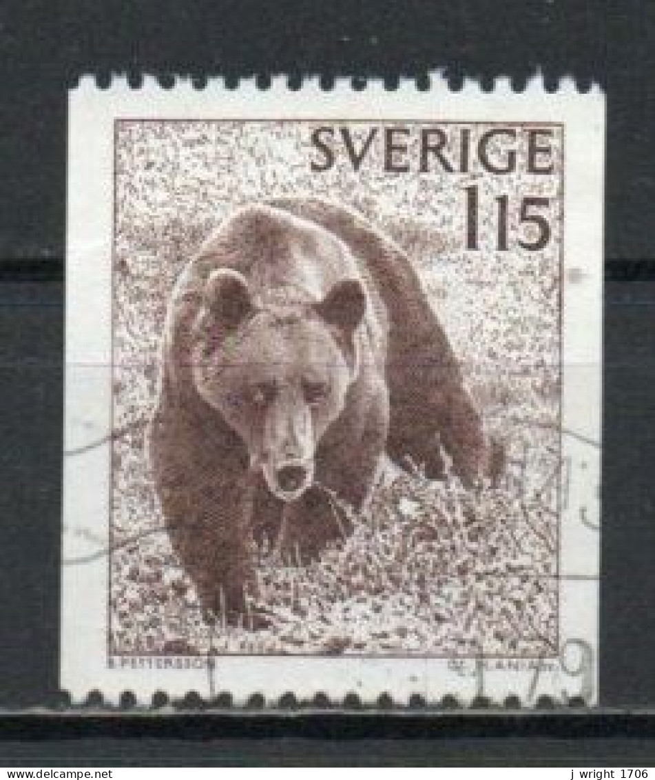 Sweden, 1978, Brown Bear, 1.15kr, USED - Oblitérés
