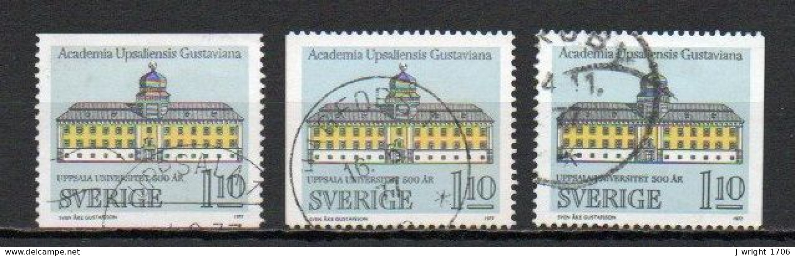 Sweden, 1977, University Of Uppsala, 1.10kr, USED - Used Stamps