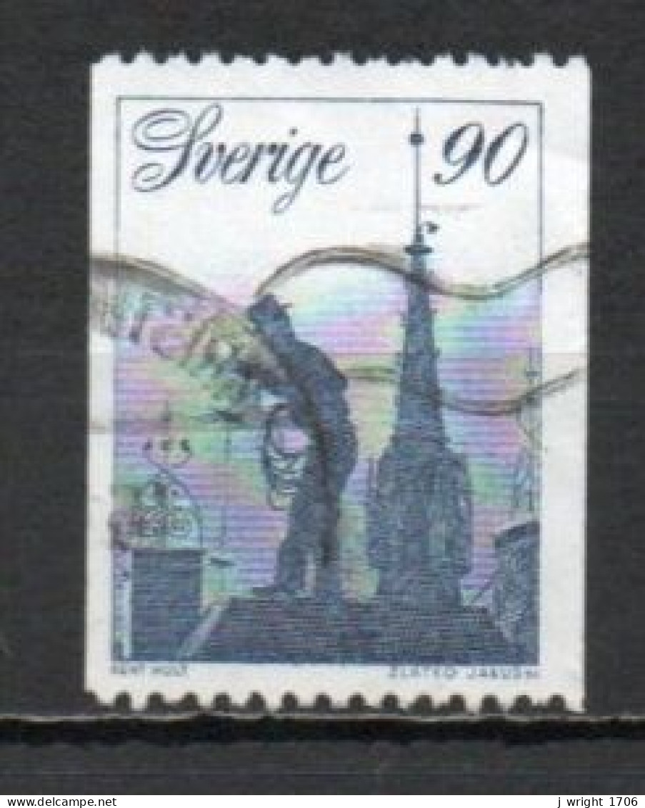 Sweden, 1976, Chimney Sweep, 90ö, USED - Oblitérés