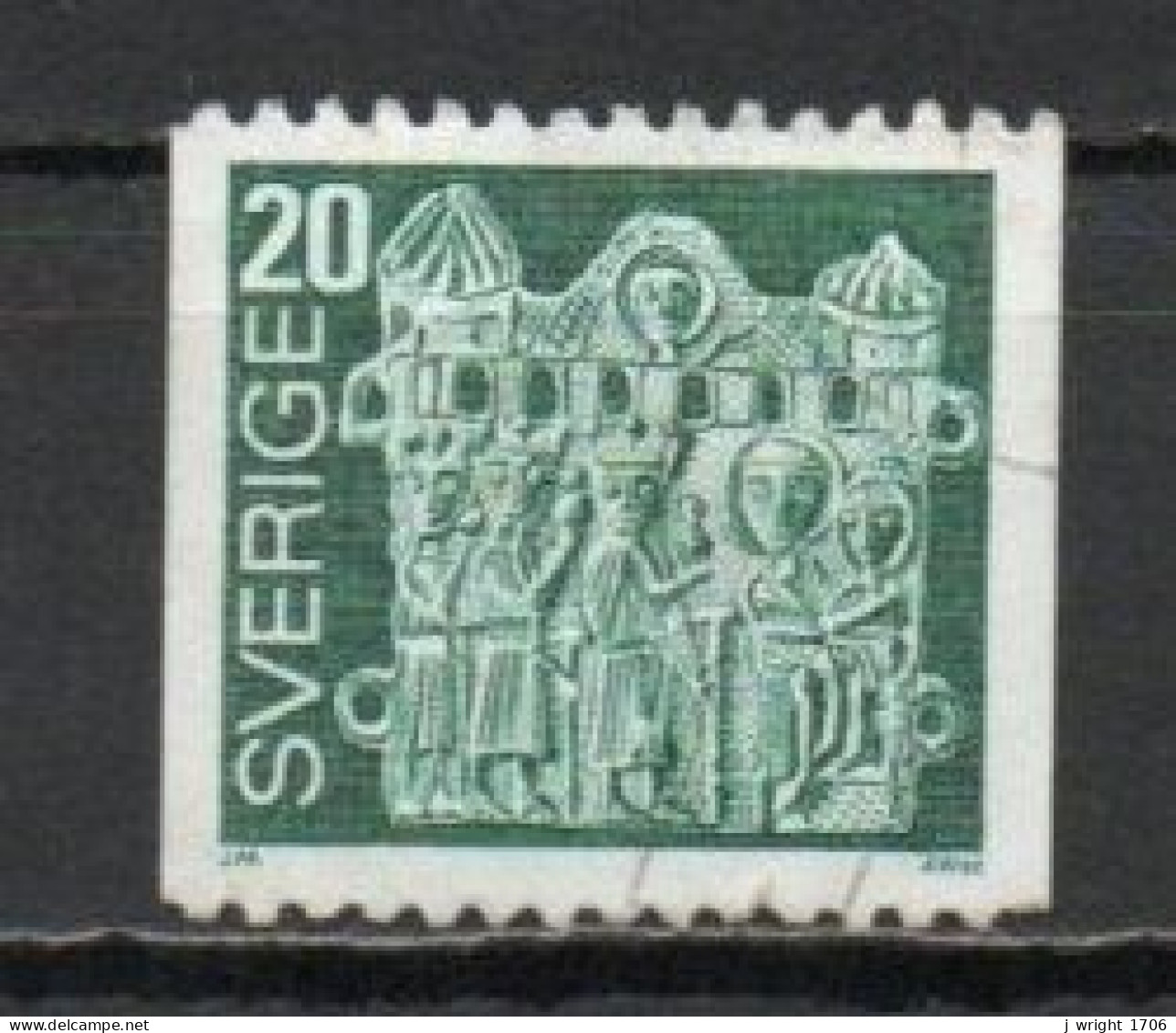Sweden, 1976, Pilgrim's Badge, 20ö, USED - Used Stamps