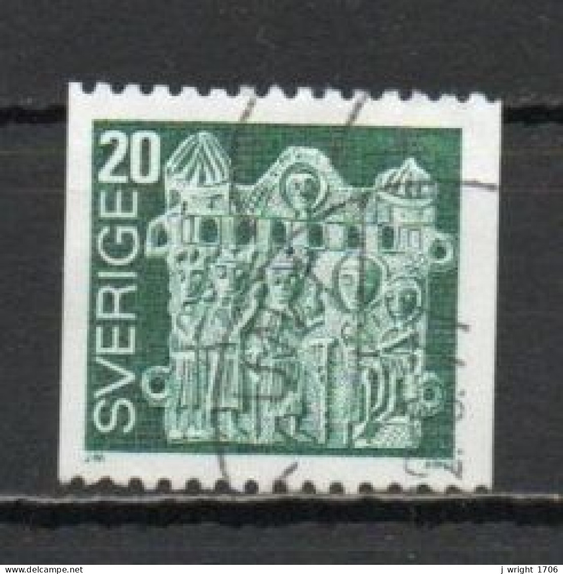 Sweden, 1976, Pilgrim's Badge, 20ö, USED - Used Stamps