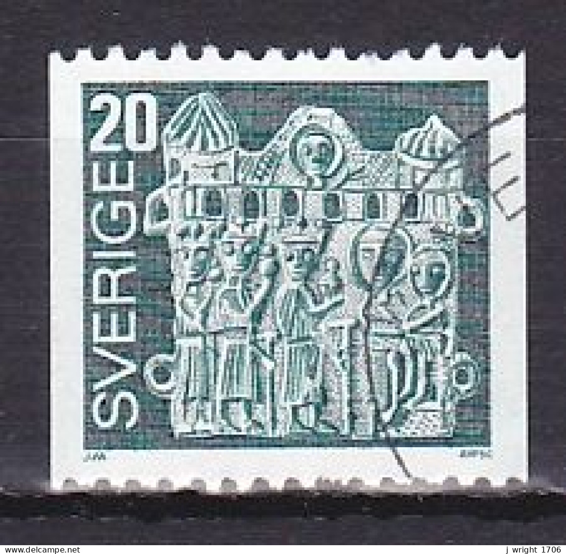 Sweden, 1976, Pilgrim's Badge, 20ö, USED - Gebruikt