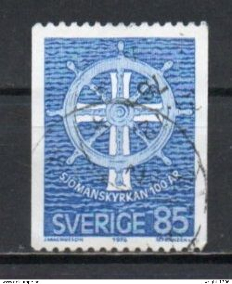 Sweden, 1976, Seamen's Church Centenary, 80ö, USED - Oblitérés