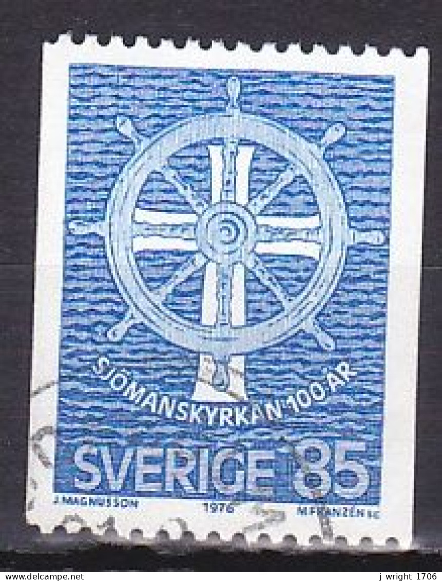 Sweden, 1976, Seamen's Church Centenary, 80ö, USED - Oblitérés