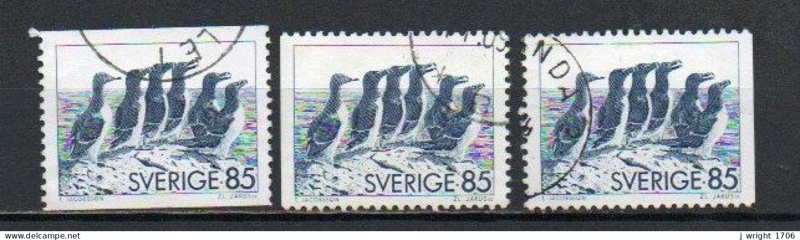 Sweden, 1976, Auks & Guillemot, 85ö, USED - Oblitérés