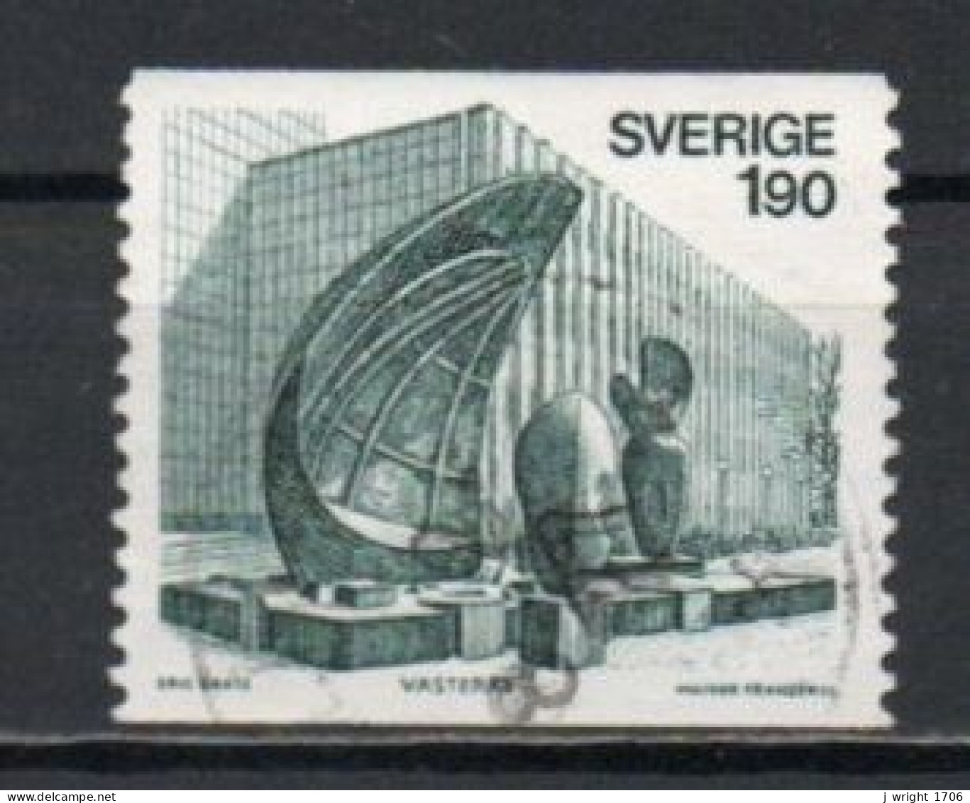 Sweden, 1976, Cave Of The Winds, 1.90kr, USED - Usati