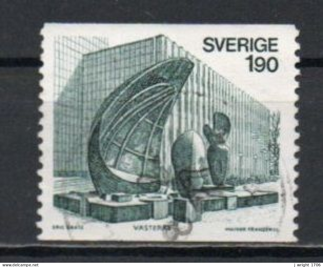 Sweden, 1976, Cave Of The Winds, 1.90kr, USED - Oblitérés