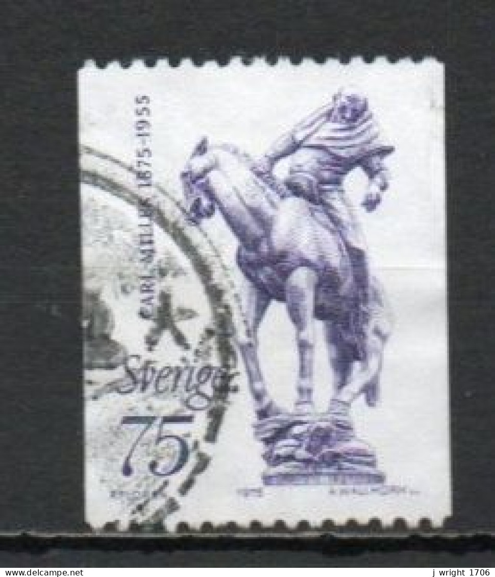 Sweden, 1975, Carl Milles, 75ö, USED - Oblitérés